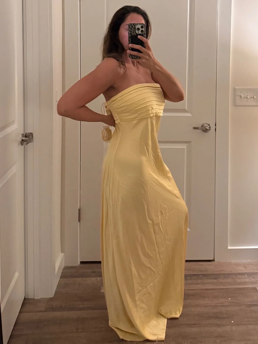 Abercrombie & Fitch Emerson Strapless Slim Maxi Dress NWT